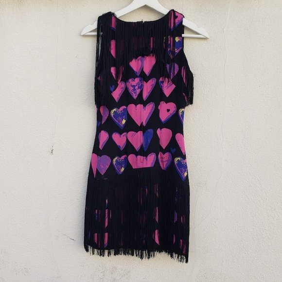 Versace H&M Heart Flapper Dress - Picture 5 of 8